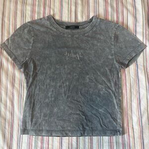 Forever 21 Gray Crop Top